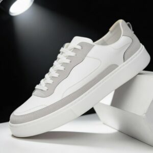 Basket Blanc Gris