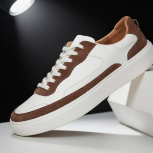 Basket Blanc Marron